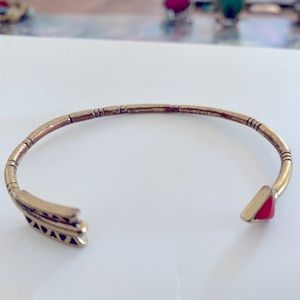Lucky brand red arrow bangle bracelet